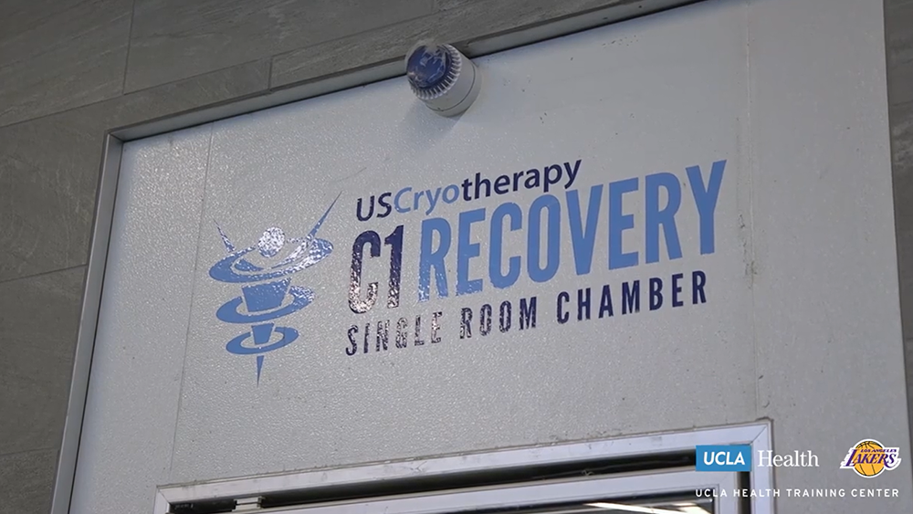 Lakers recover in our Whole Body Cryotherapy