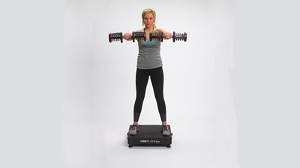 Girl on Vibratation Plate